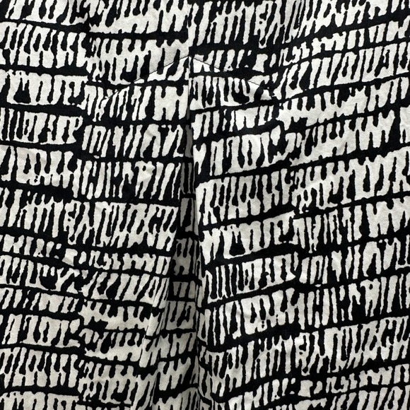 Marimekko AADI Dress Size EU 34 US Small Black Cream Print Cotton Blend - Picture 5 of 8